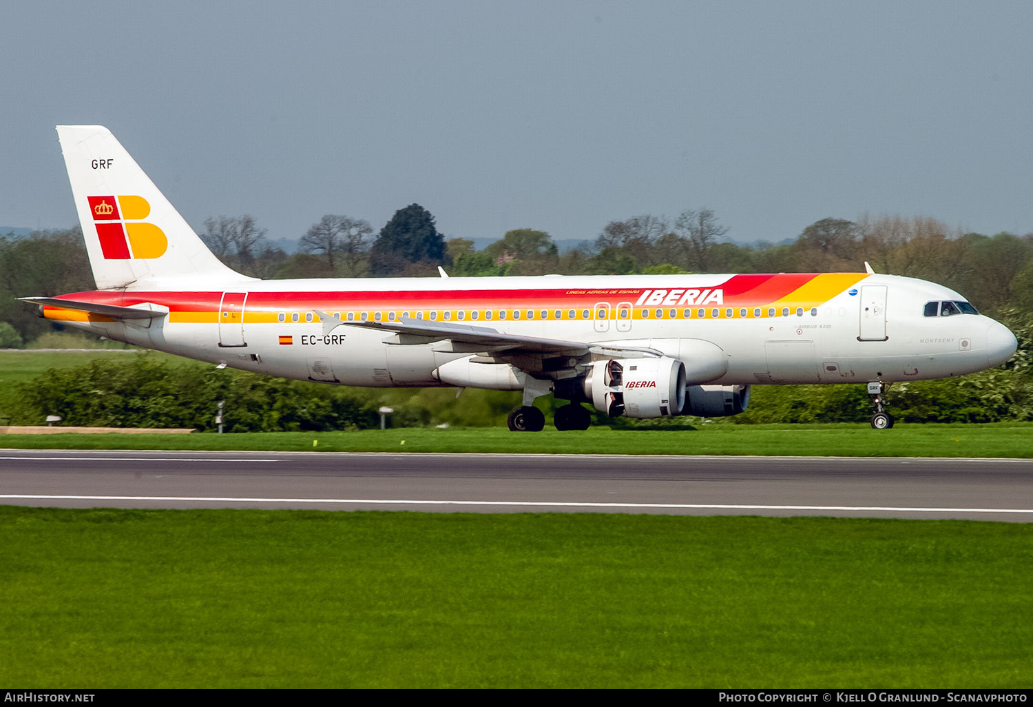 Aircraft Photo of EC-GRF | Airbus A320-211 | Iberia | AirHistory.net #791951