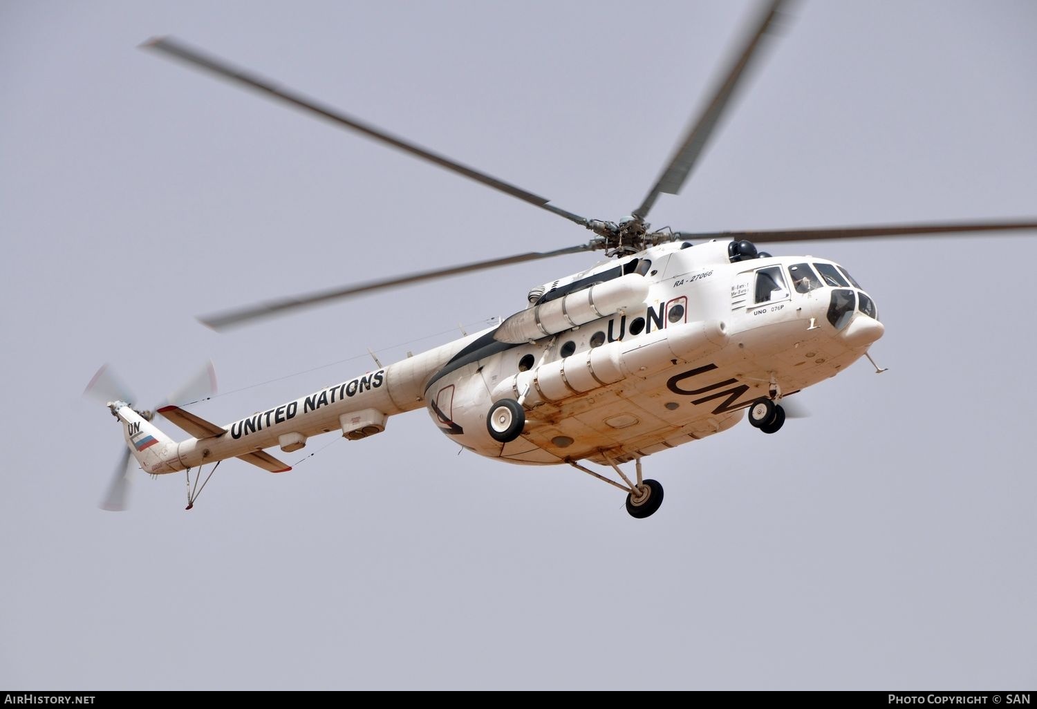 Aircraft Photo of RA-27066 / UNO-076P | Mil Mi-8MTV-1 | United Nations | AirHistory.net #791962