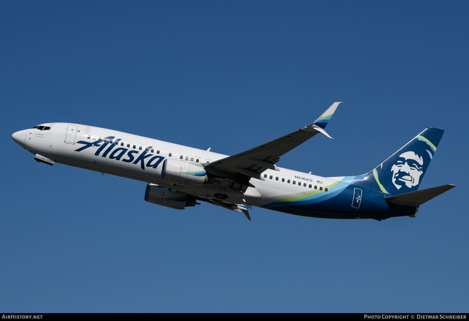 Aircraft Photo of N516AS | Boeing 737-890 | Alaska Airlines | AirHistory.net #792017