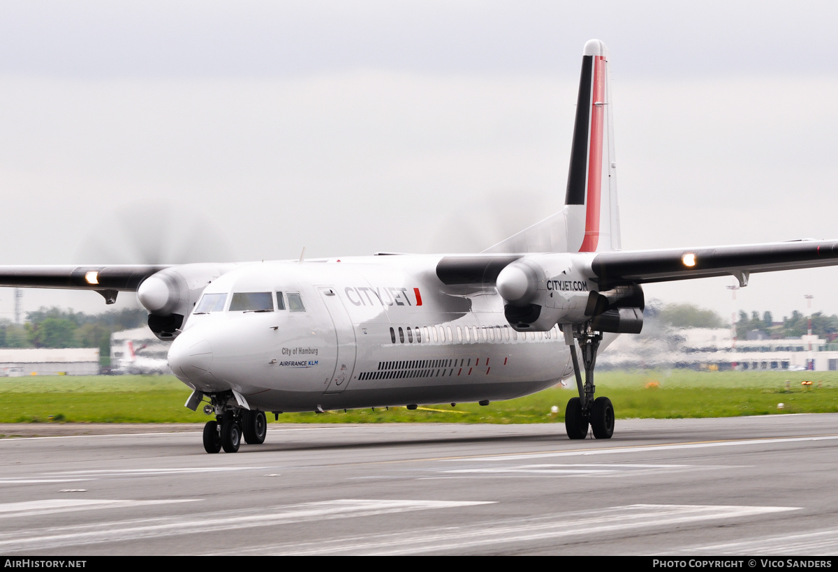 Aircraft Photo of OO-VLV | Fokker 50 | CityJet | AirHistory.net #792030