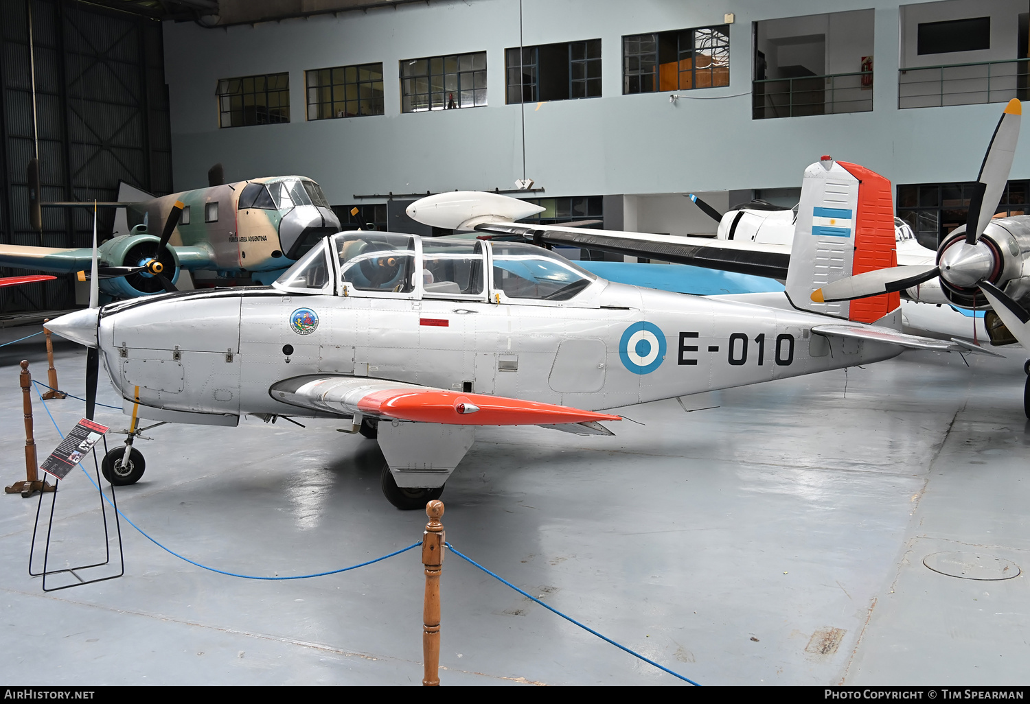 Aircraft Photo of E-010 | Beech T-34A Mentor | Argentina - Air Force | AirHistory.net #792035