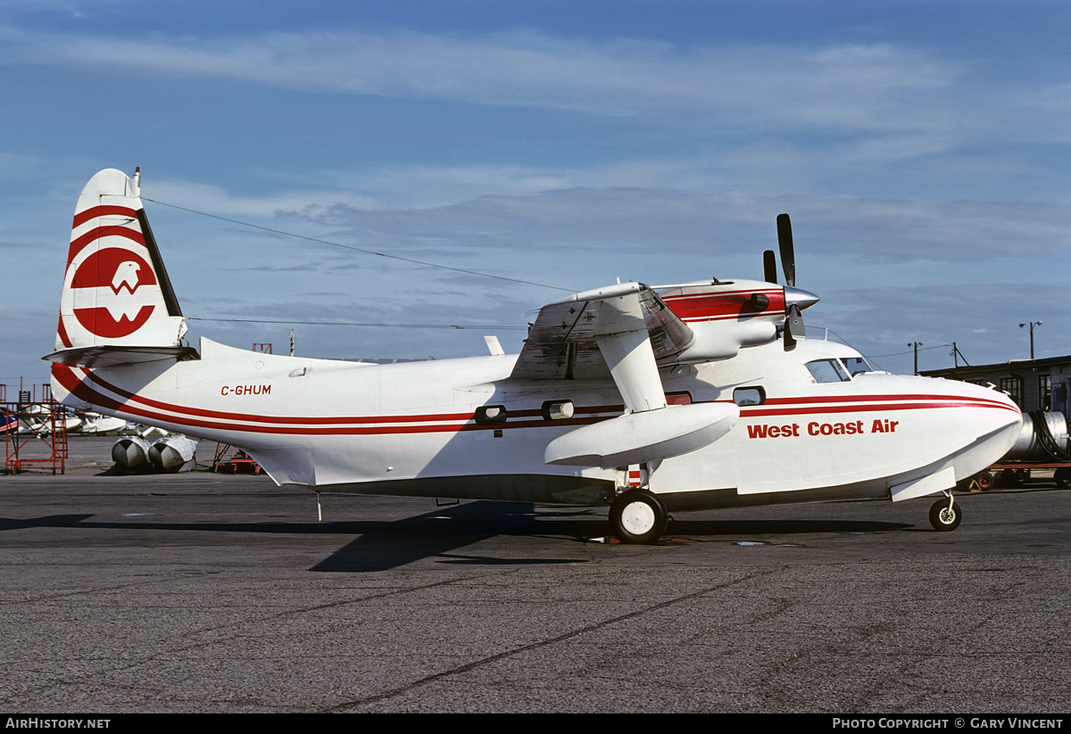 Aircraft Photo of C-GHUM | Grumman G-73T Turbo Mallard | West Coast Air Services | AirHistory.net #792048