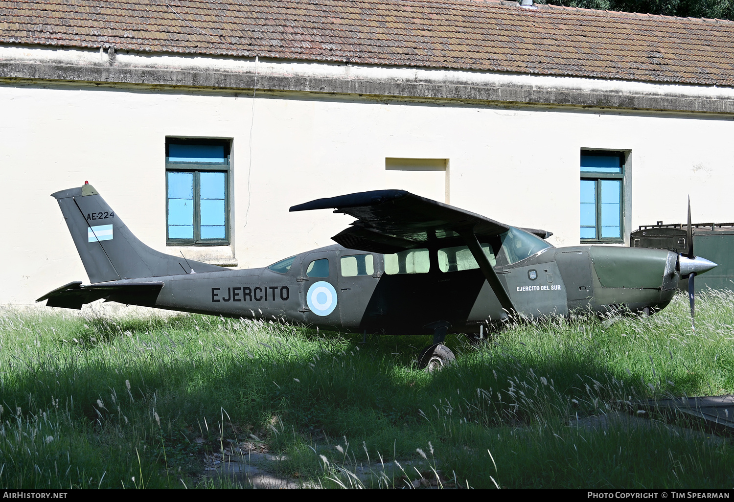 Aircraft Photo of AE-224 | Cessna T207A Turbo Skywagon 207 | Argentina - Army | AirHistory.net #792067