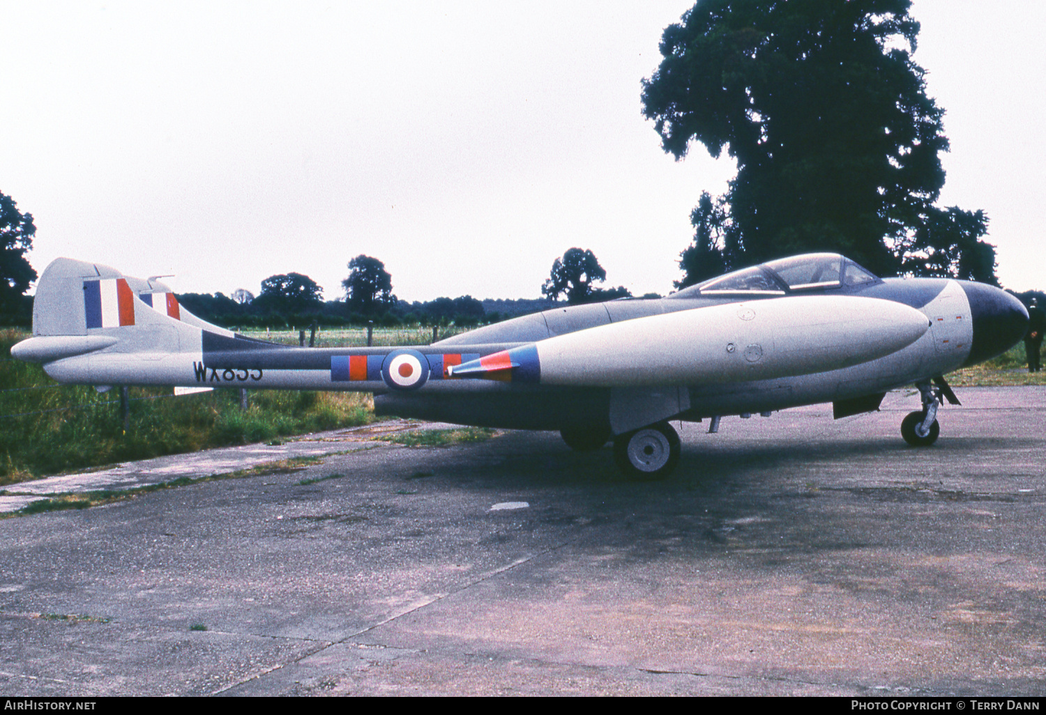Aircraft Photo of WX853 | De Havilland D.H. 112 Venom NF3 | UK - Air Force | AirHistory.net #792080