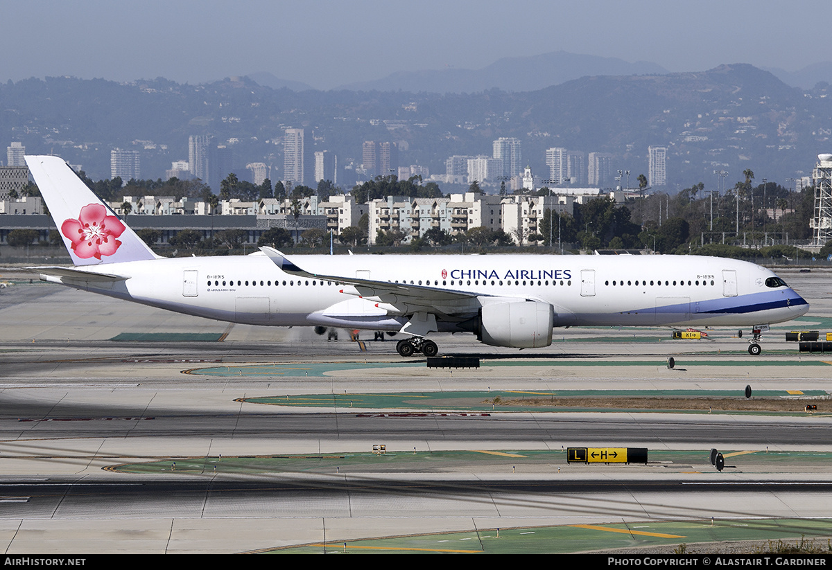 Aircraft Photo of B-18915 | Airbus A350-941 | China Airlines | AirHistory.net #792085