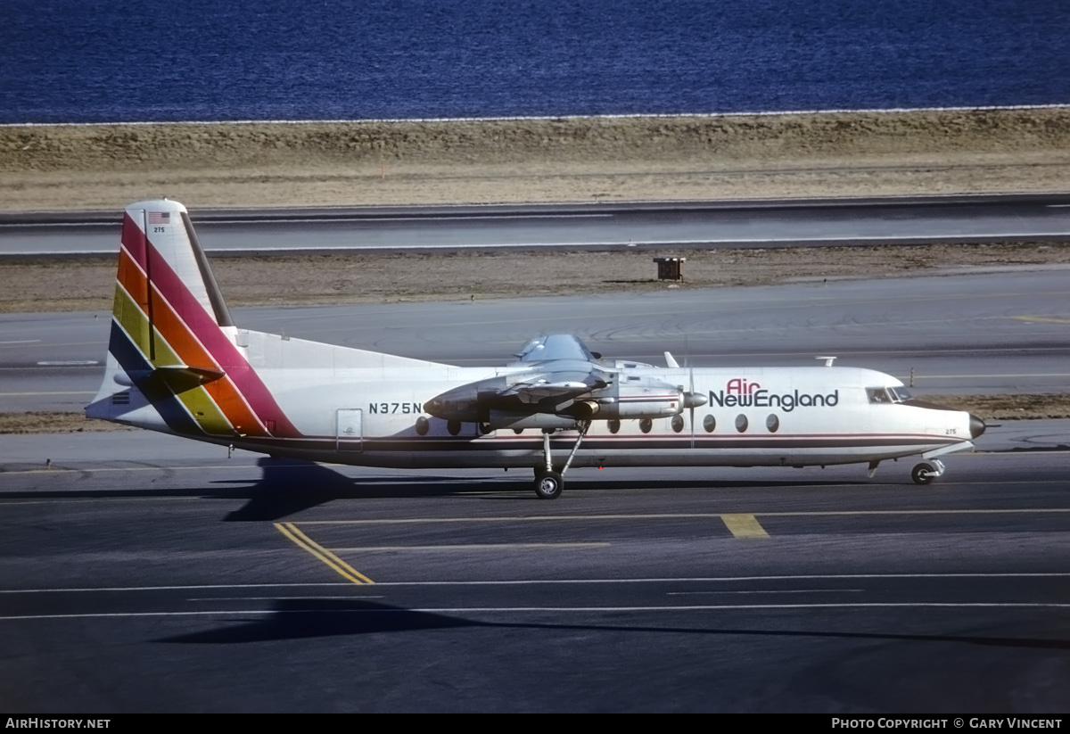 Aircraft Photo of N375NE | Fairchild Hiller FH-227C | Air New England | AirHistory.net #792089