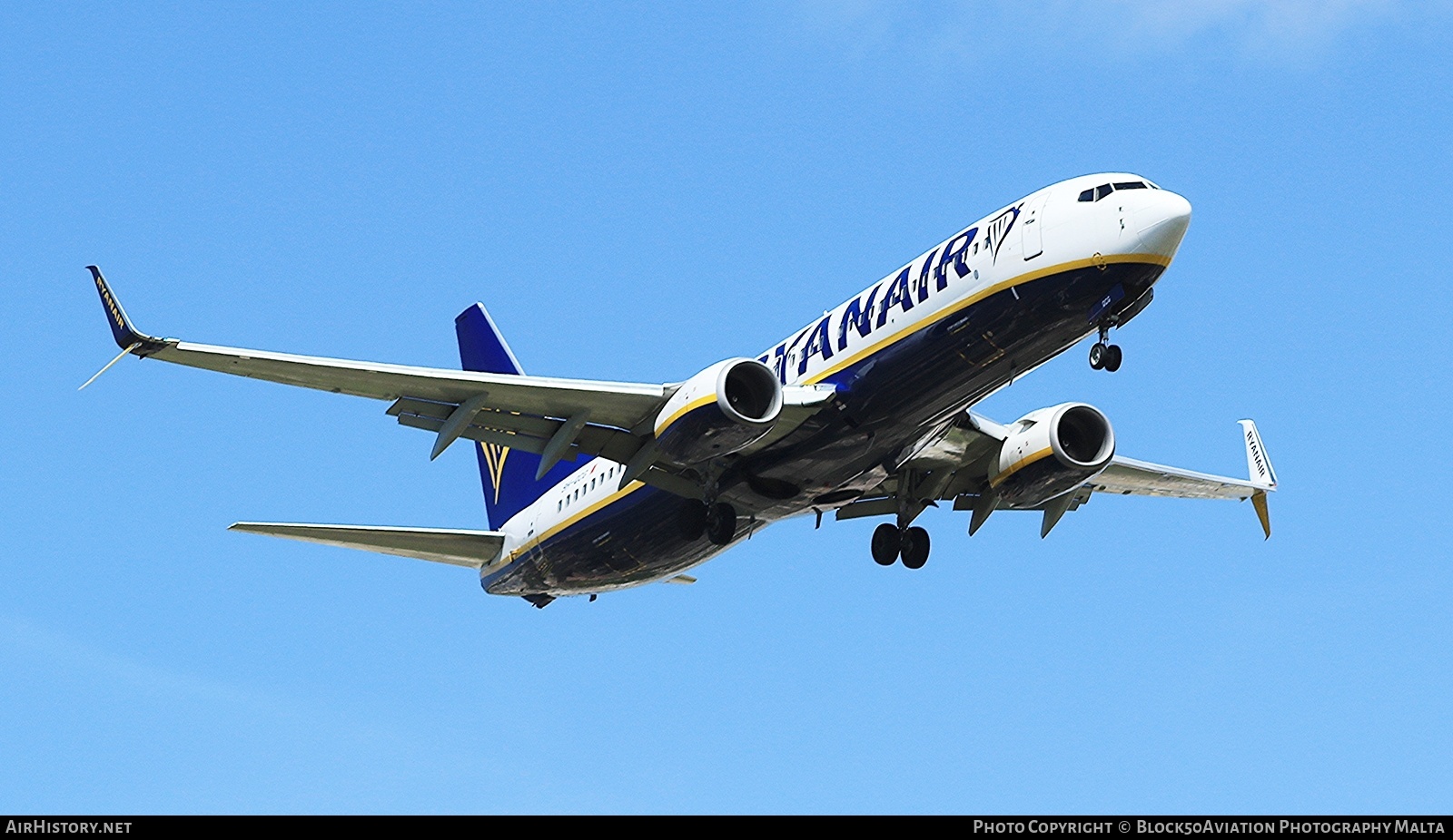 Aircraft Photo of 9H-QCG | Boeing 737-8AS | Ryanair | AirHistory.net #792094
