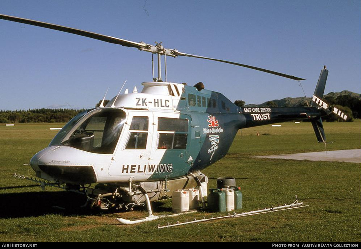 Aircraft Photo of ZK-HLC | Bell 206B-2 JetRanger II | Heliwing Helicopters | AirHistory.net #792142