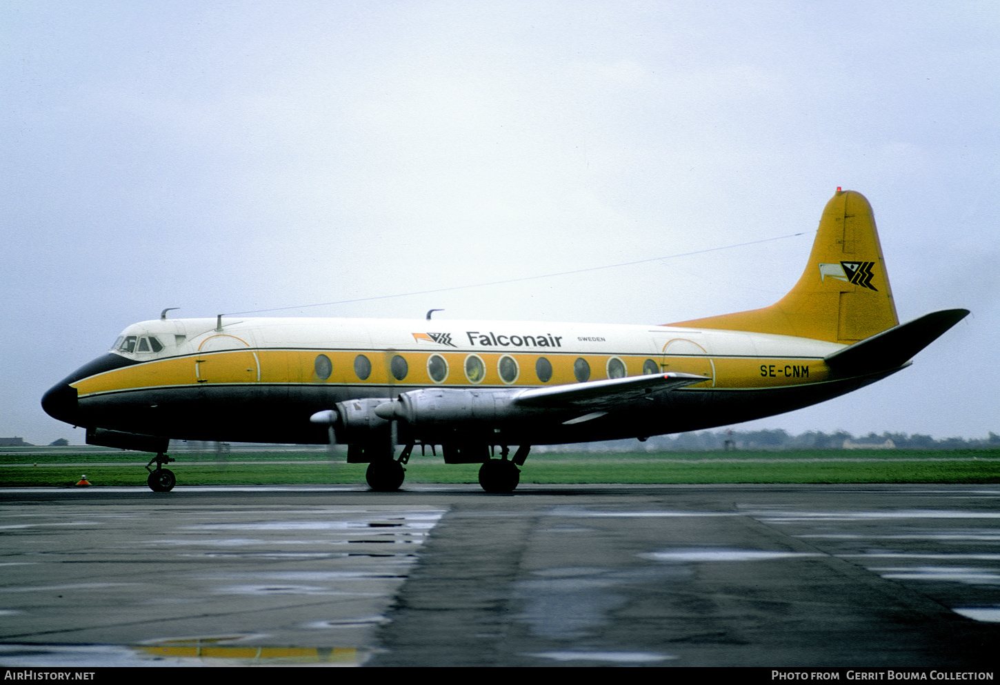 Aircraft Photo of SE-CNM | Vickers 784D Viscount | Falconair | AirHistory.net #792167