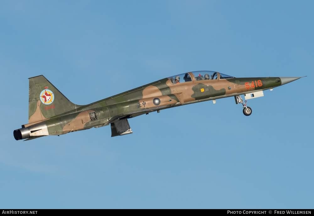 Aircraft Photo of 5416 | Northrop F-5F Tiger II | Taiwan - Air Force | AirHistory.net #792208