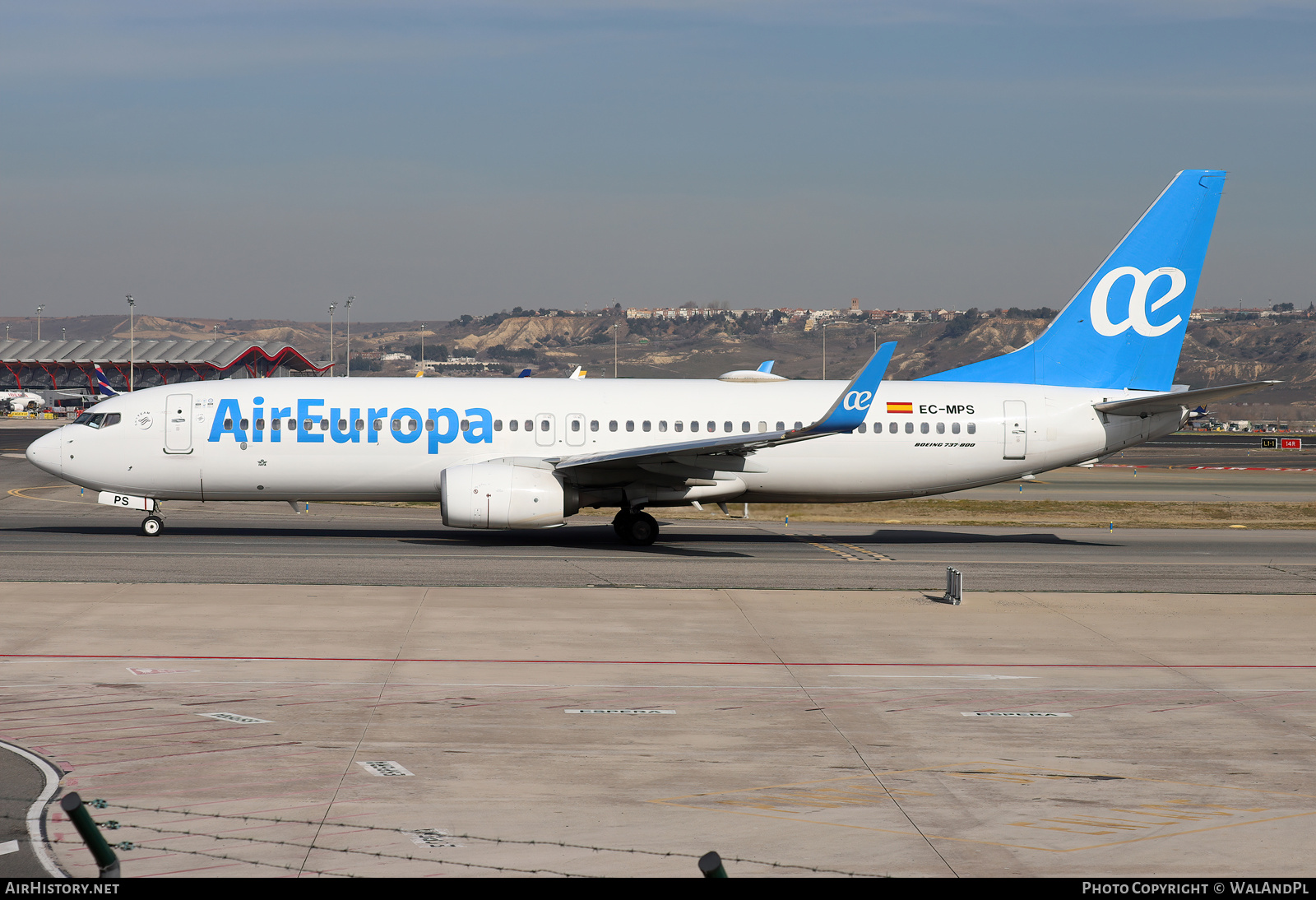Aircraft Photo of EC-MPS | Boeing 737-85P | Air Europa | AirHistory.net #792288
