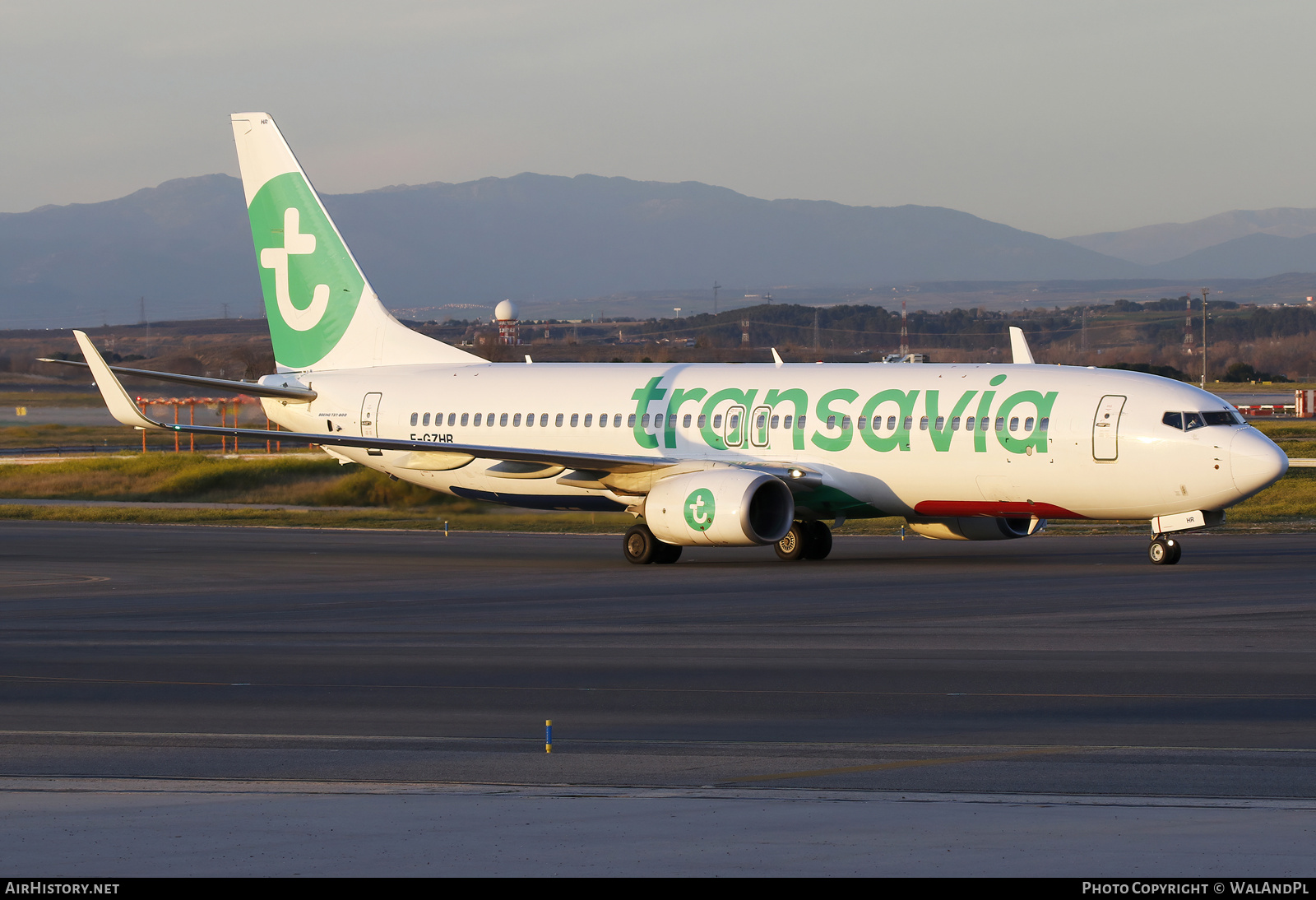 Aircraft Photo of F-GZHR | Boeing 737-8K2 | Transavia | AirHistory.net #792303