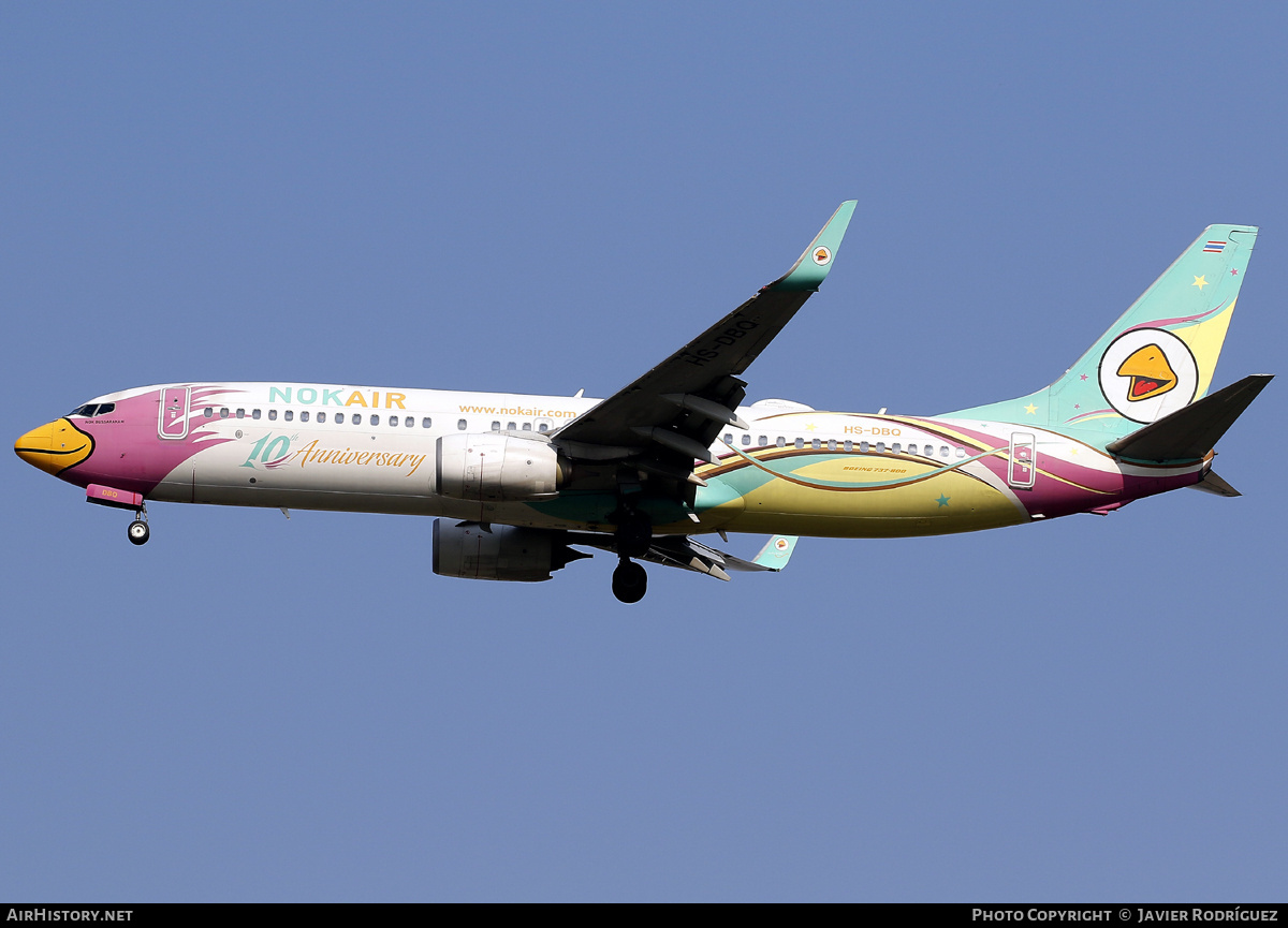 Aircraft Photo of HS-DBQ | Boeing 737-86J | Nok Air | AirHistory.net #792309