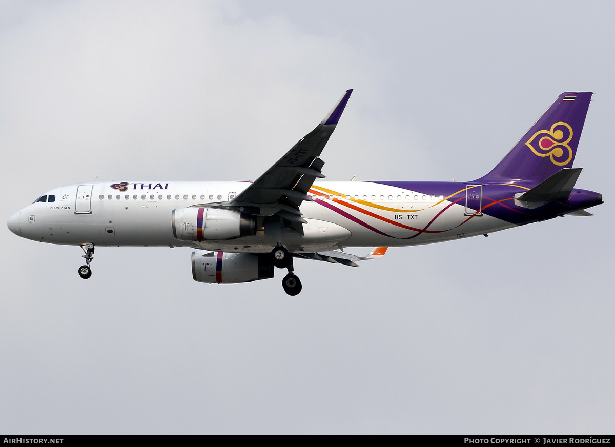 Aircraft Photo of HS-TXT | Airbus A320-232 | Thai Airways International | AirHistory.net #792357