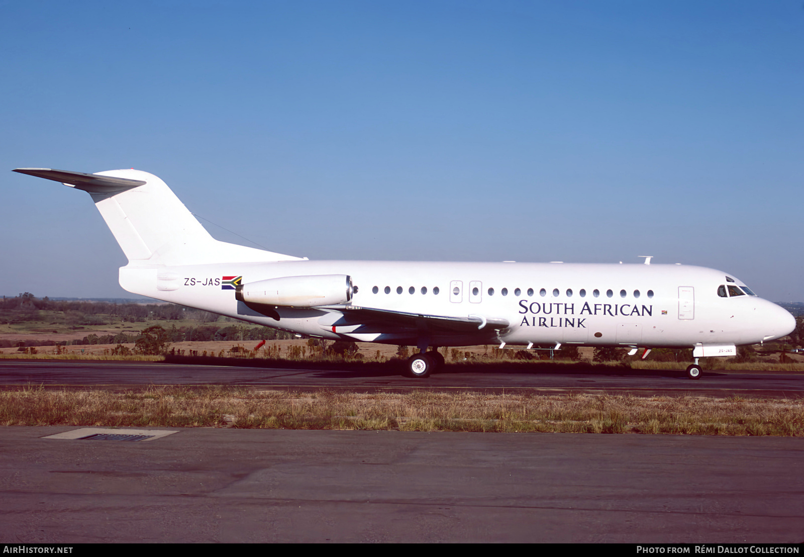 Aircraft Photo of ZS-JAS | Fokker F28-4000 Fellowship | South African Airlink | AirHistory.net #792364