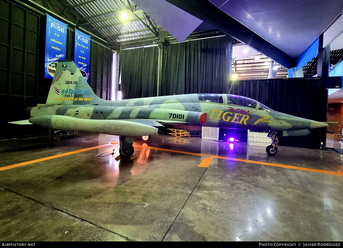 Aircraft Photo of B.KH18K-1/09 / 63-8438 | Northrop F-5B Freedom Fighter | Thailand - Air Force | AirHistory.net #792396