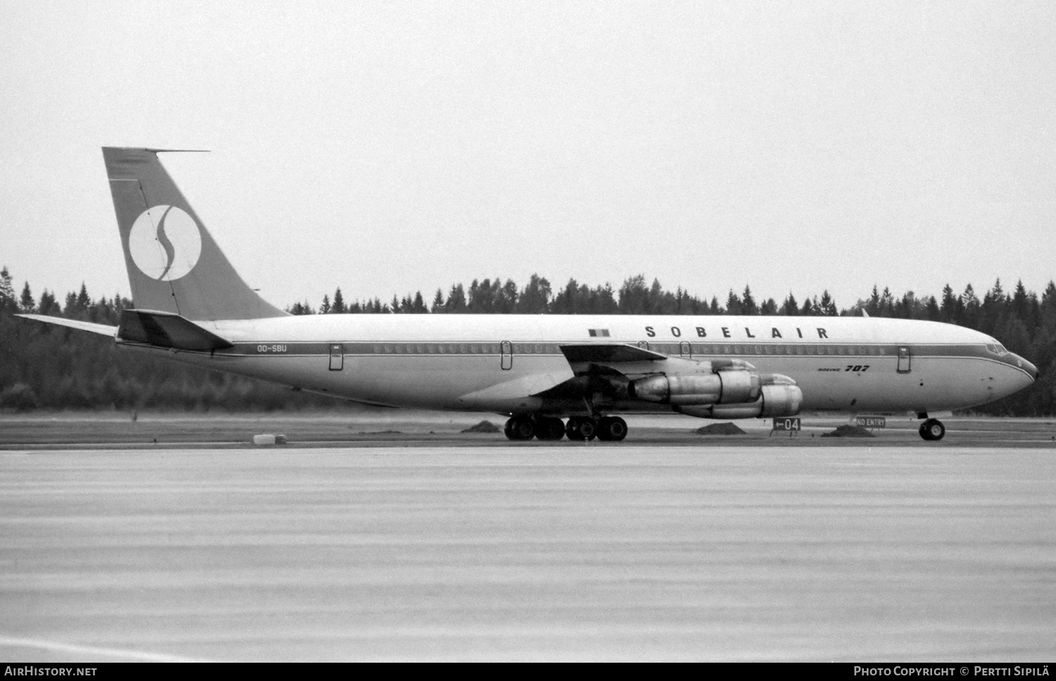 Aircraft Photo of OO-SBU | Boeing 707-373C | Sobelair | AirHistory.net #792397
