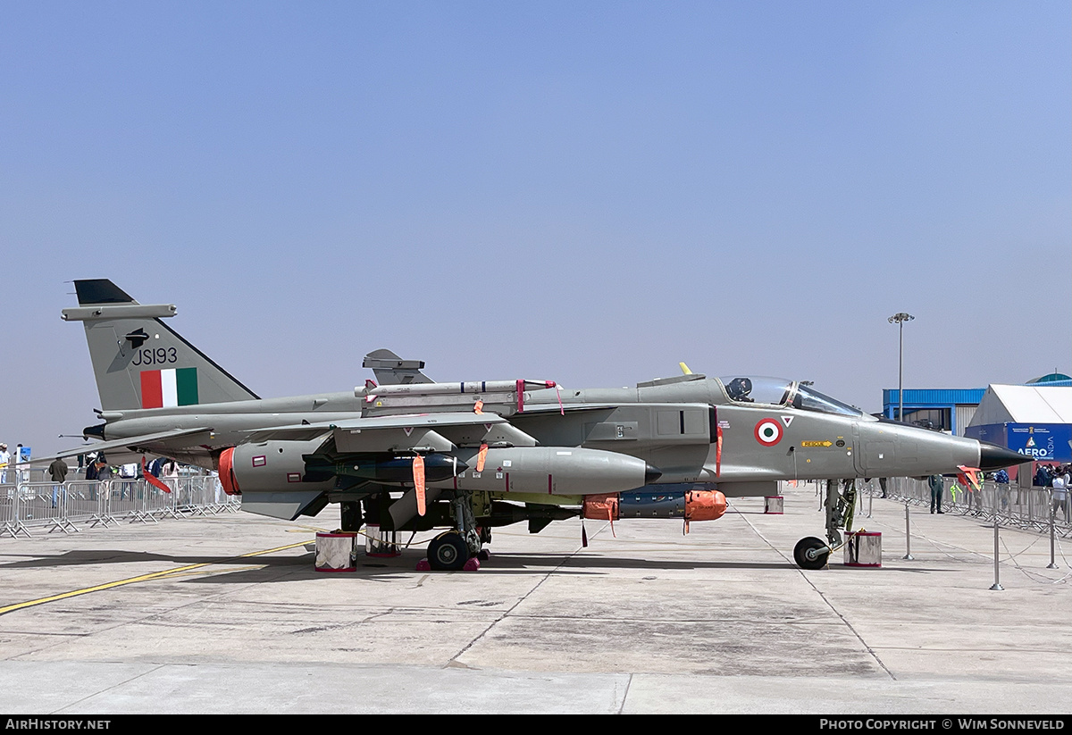 Aircraft Photo of JS193 | Sepecat Jaguar IS | India - Air Force | AirHistory.net #792402