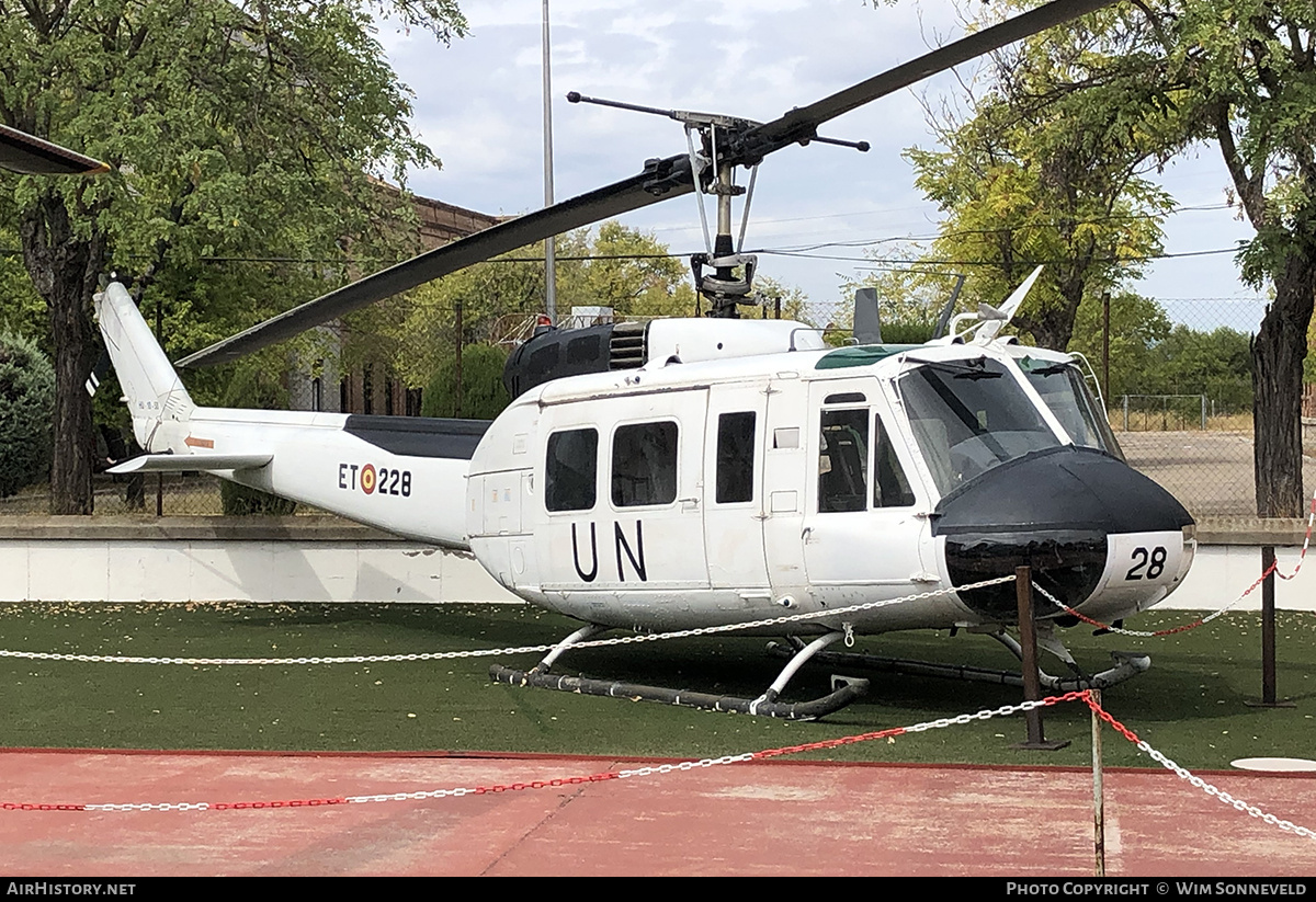 Aircraft Photo of HU.10-58 | Bell UH-1H Iroquois | Spain - Army | AirHistory.net #792429