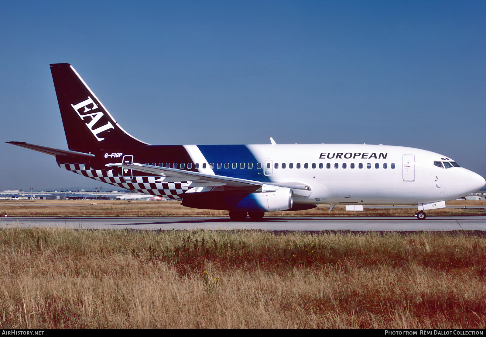 Aircraft Photo of G-FIGP | Boeing 737-2E7/Adv | European Aircharter - EAL/EAC | AirHistory.net #792442