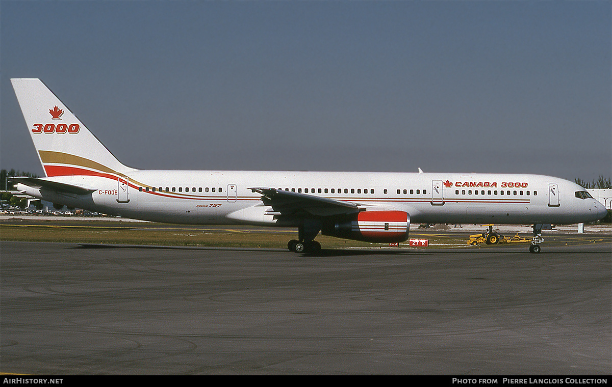 Aircraft Photo of C-FOOE | Boeing 757-28A | Canada 3000 | AirHistory.net #792456