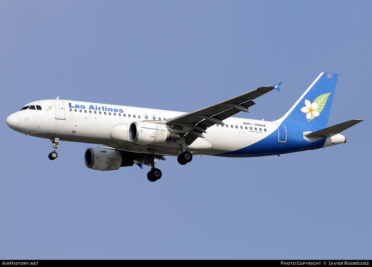 Aircraft Photo of RDPL-34224 | Airbus A320-214 | Lao Airlines | AirHistory.net #792479