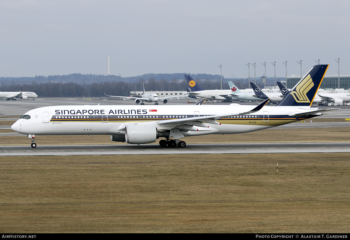 Aircraft Photo of 9V-SJE | Airbus A350-941 | Singapore Airlines | AirHistory.net #792538
