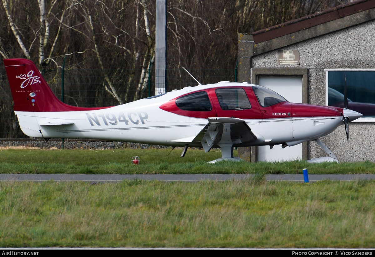 Aircraft Photo of N194CP | Cirrus SR-22 G3-GTSX | AirHistory.net #792551