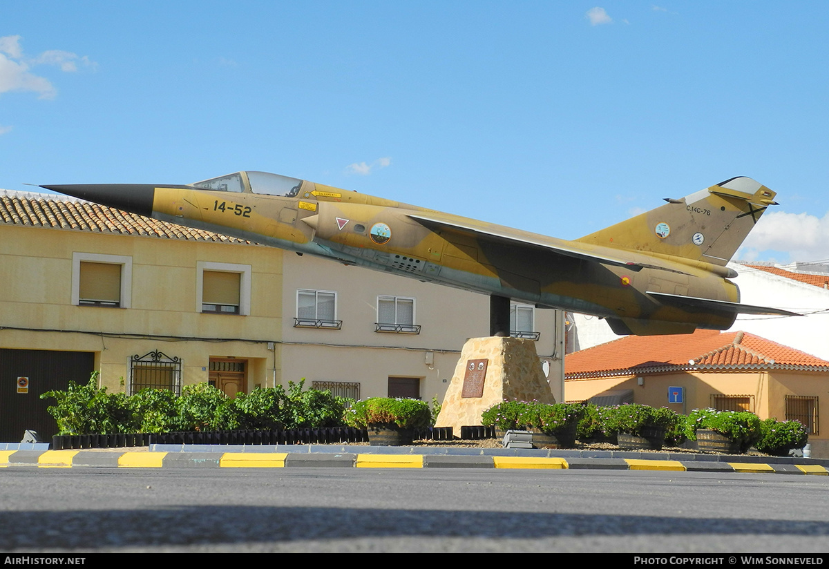 Aircraft Photo of C.14C-76 | Dassault Mirage F1EDA | Spain - Air Force | AirHistory.net #792581