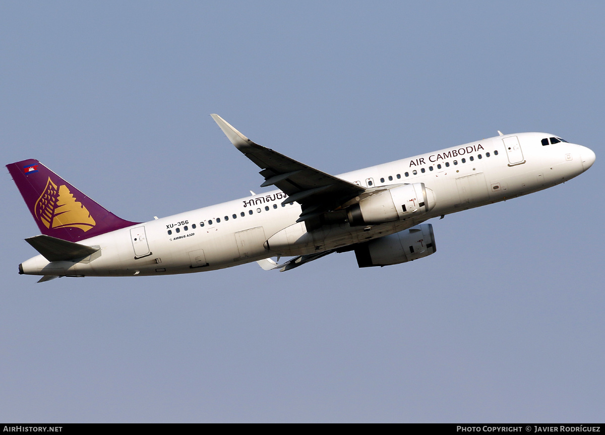 Aircraft Photo of XU-356 | Airbus A320-232 | Air Cambodia | AirHistory.net #792585