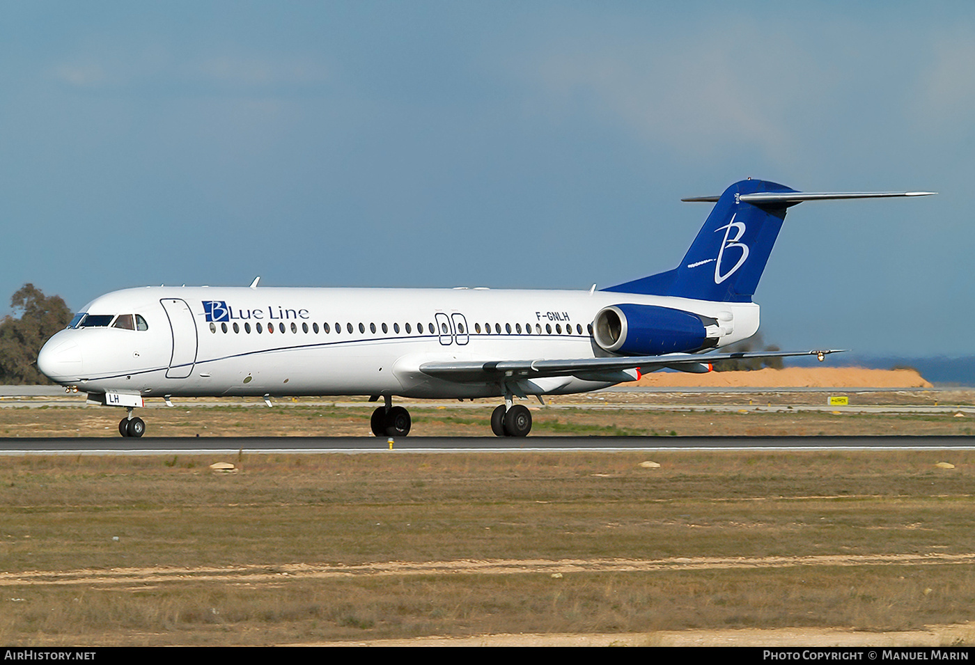 Aircraft Photo of F-GNLH | Fokker 100 (F28-0100) | Blue Line | AirHistory.net #792594