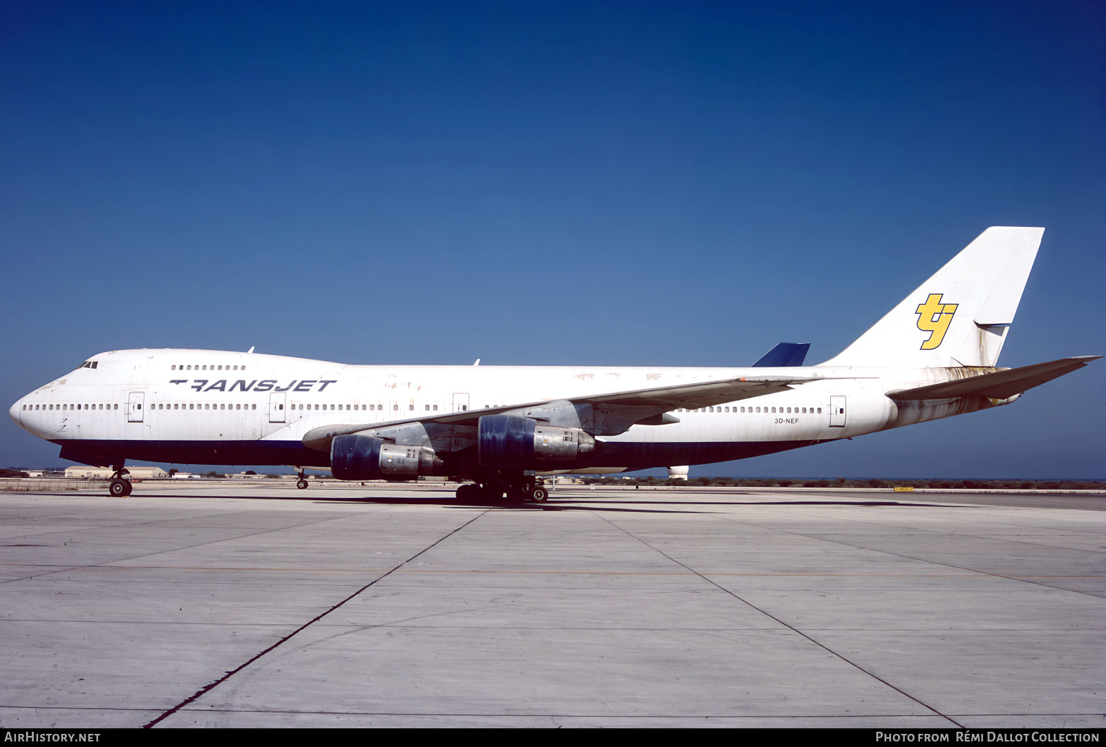 Aircraft Photo of 3D-NEF | Boeing 747-212B | Transjet Airways | AirHistory.net #792604