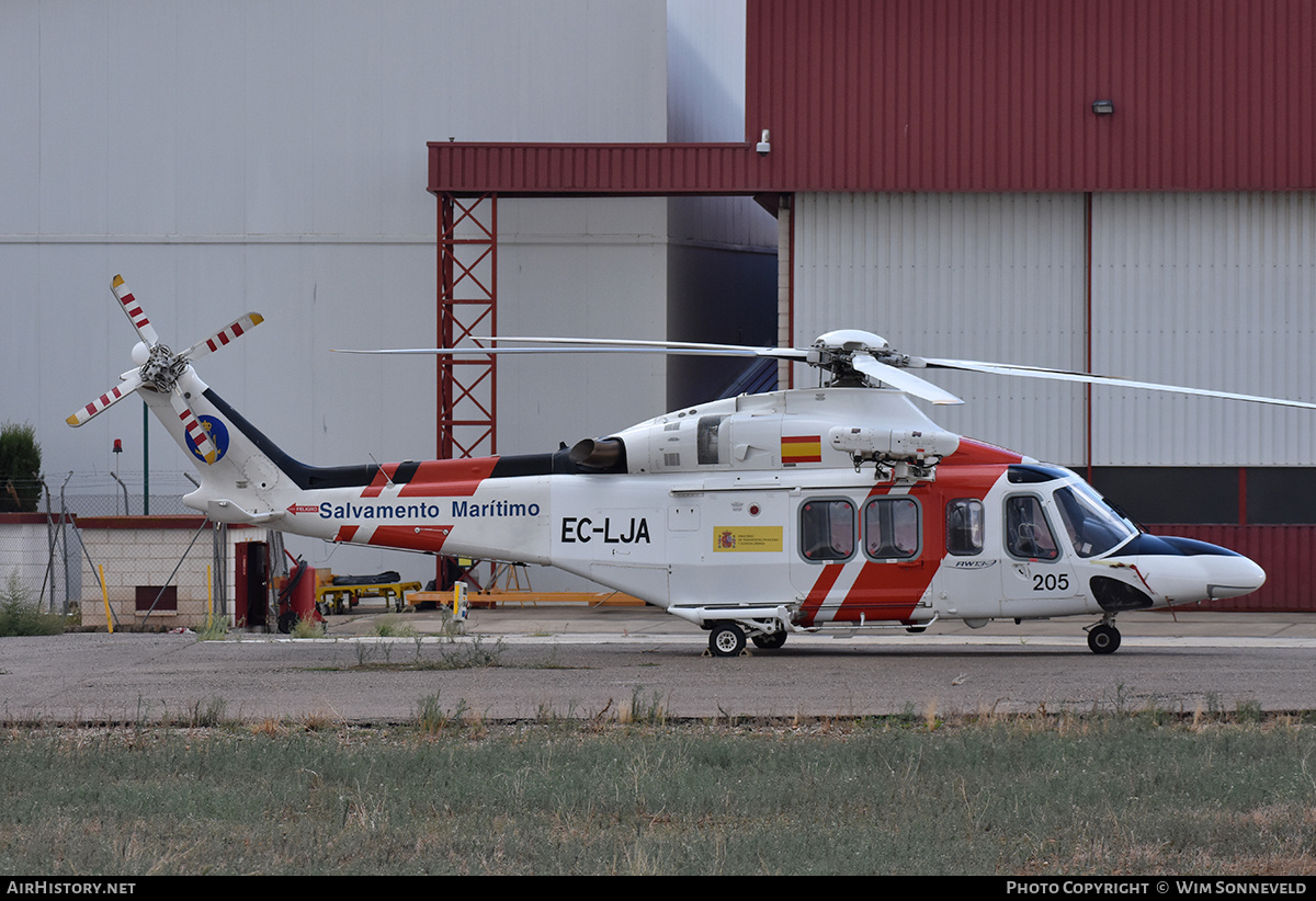 Aircraft Photo of EC-LJA | AgustaWestland AW-139 | Salvamento Marítimo | AirHistory.net #792605