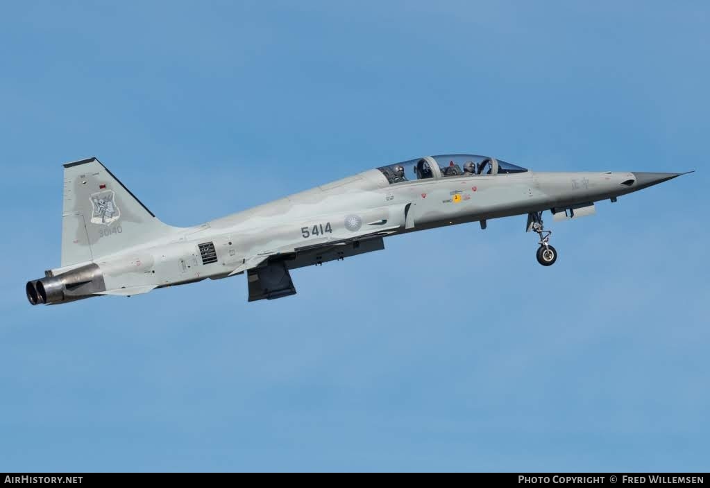 Aircraft Photo of 5414 | Northrop F-5F Tiger II | Taiwan - Air Force | AirHistory.net #792621