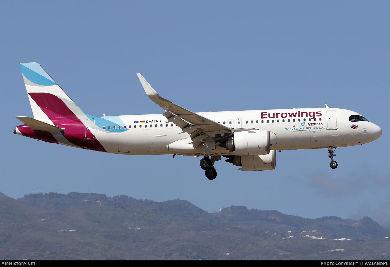 Aircraft Photo of D-AENG | Airbus A320-251N | Eurowings | AirHistory.net #792640