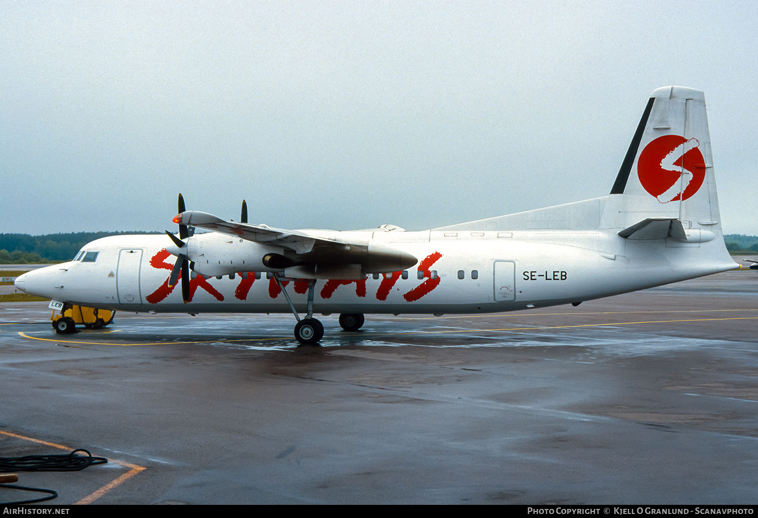 Aircraft Photo of SE-LEB | Fokker 50 | Skyways | AirHistory.net #792705