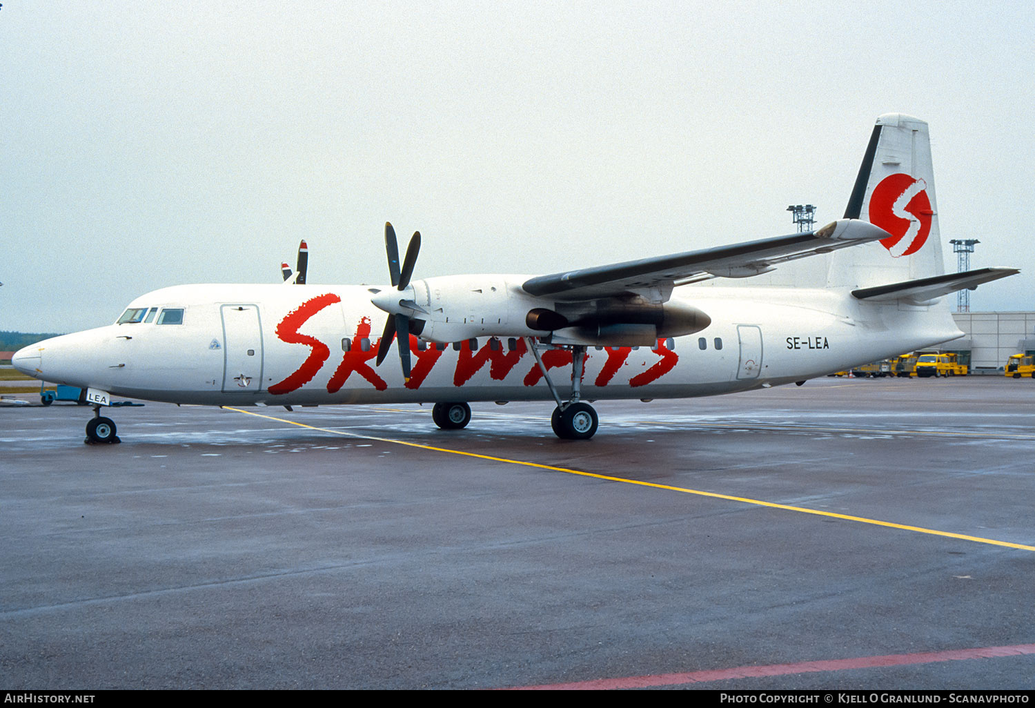 Aircraft Photo of SE-LEA | Fokker 50 | Skyways | AirHistory.net #792715