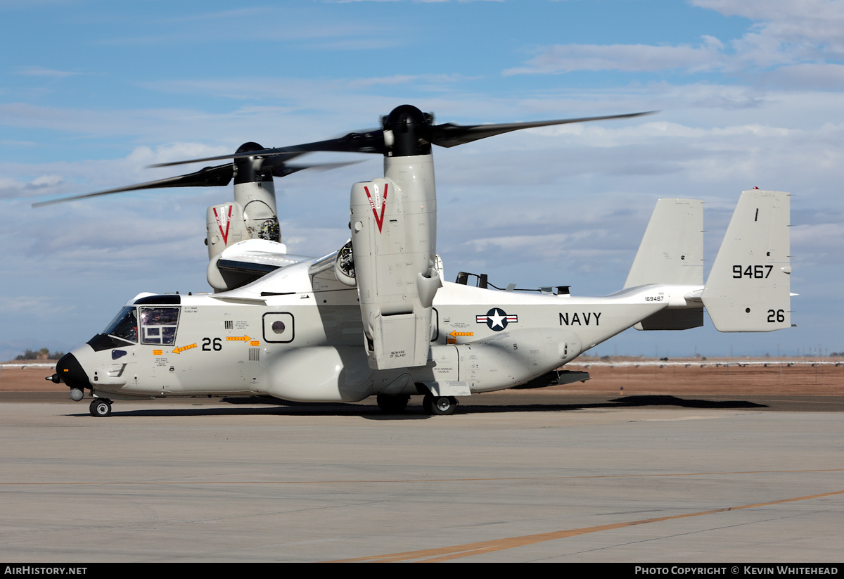 Aircraft Photo of 169467 / 9467 | Bell-Boeing CMV-22B Osprey | USA - Navy | AirHistory.net #792722