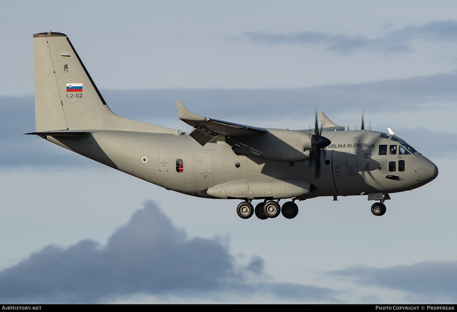 Aircraft Photo of L2-02 | Alenia C-27J Spartan NG | Slovenia - Air Force | AirHistory.net #792728
