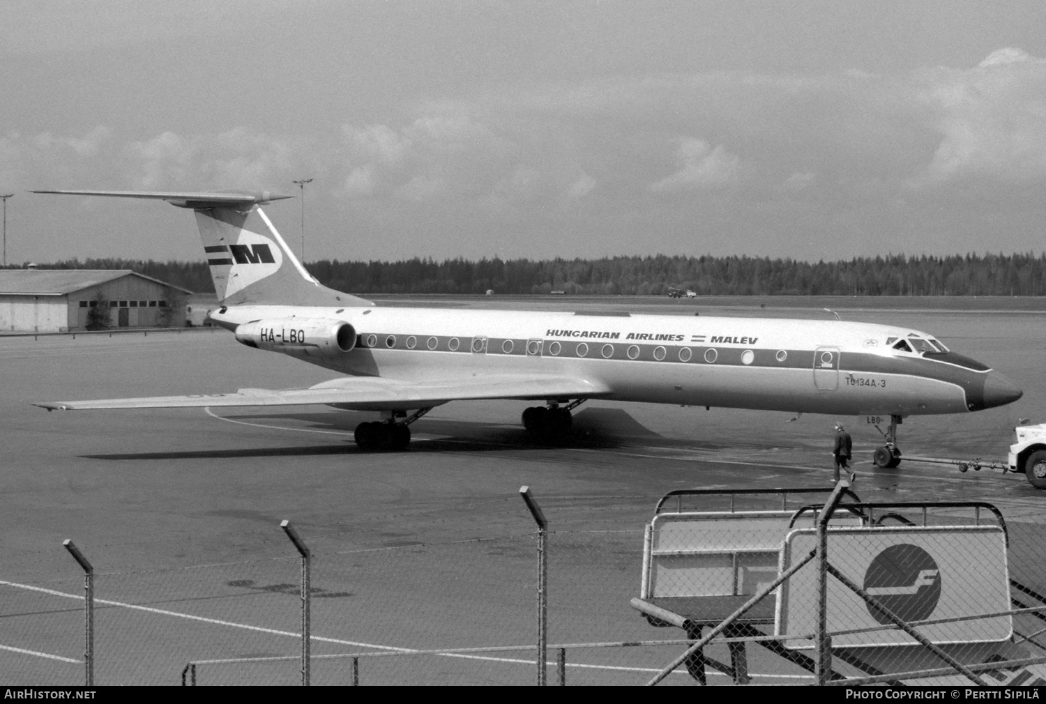 Aircraft Photo of HA-LBO | Tupolev Tu-134A-3 | Malév - Hungarian Airlines | AirHistory.net #792736