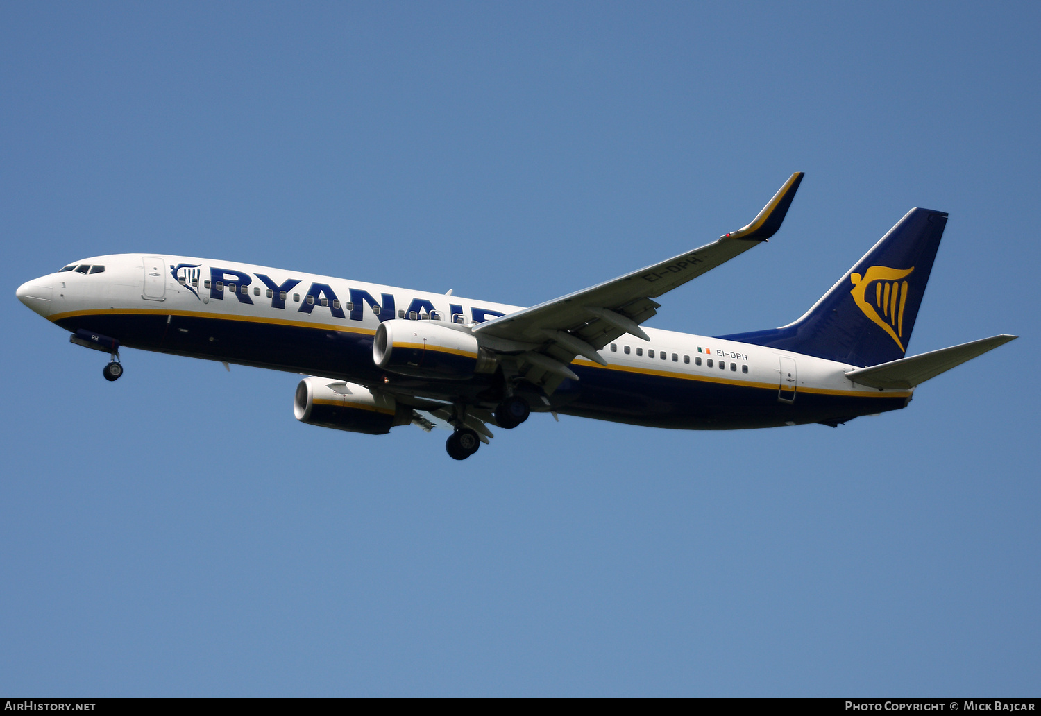 Aircraft Photo of EI-DPH | Boeing 737-8AS | Ryanair | AirHistory.net #792765