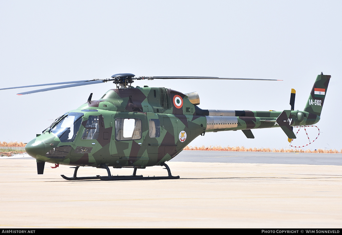 Aircraft Photo of IA5102 | Hindustan LUH | India - Army | AirHistory.net #792779