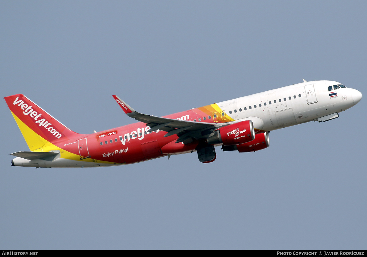 Aircraft Photo of HS-VKN | Airbus A320-214 | VietJet Air Thailand | AirHistory.net #792792