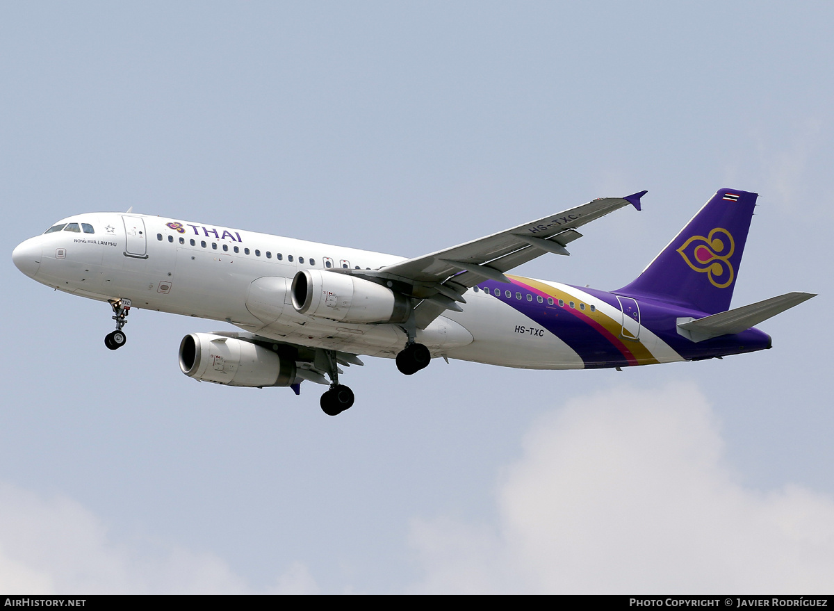 Aircraft Photo of HS-TXC | Airbus A320-232 | Thai Airways International | AirHistory.net #792800