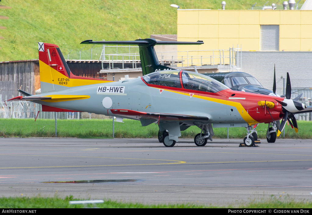 Aircraft Photo of HB-HWE / E.27-05 | Pilatus PC-21 | Spain - Air Force | AirHistory.net #792855