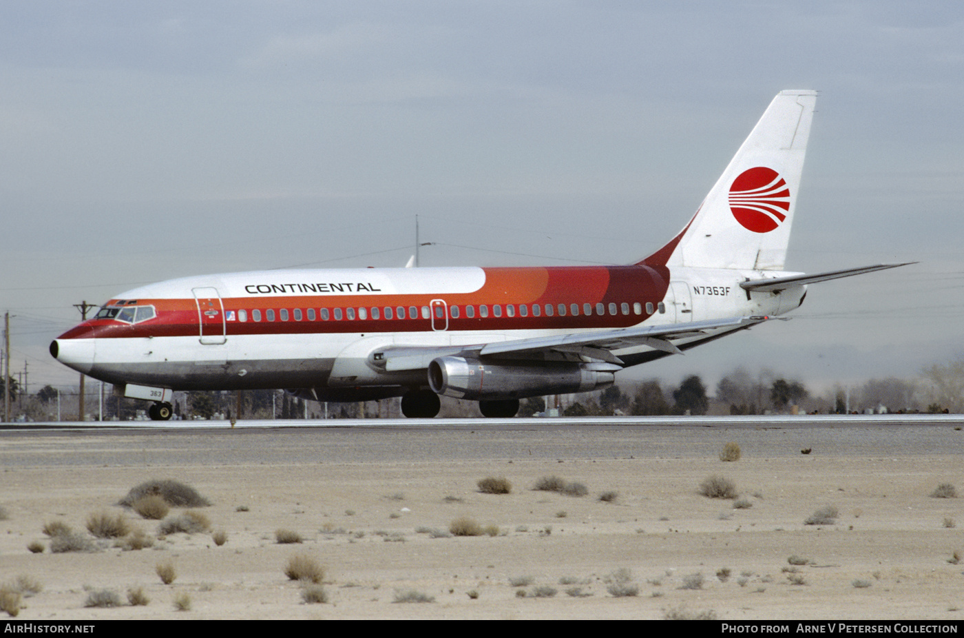 Aircraft Photo of N7363F | Boeing 737-247 | Continental Airlines | AirHistory.net #792859