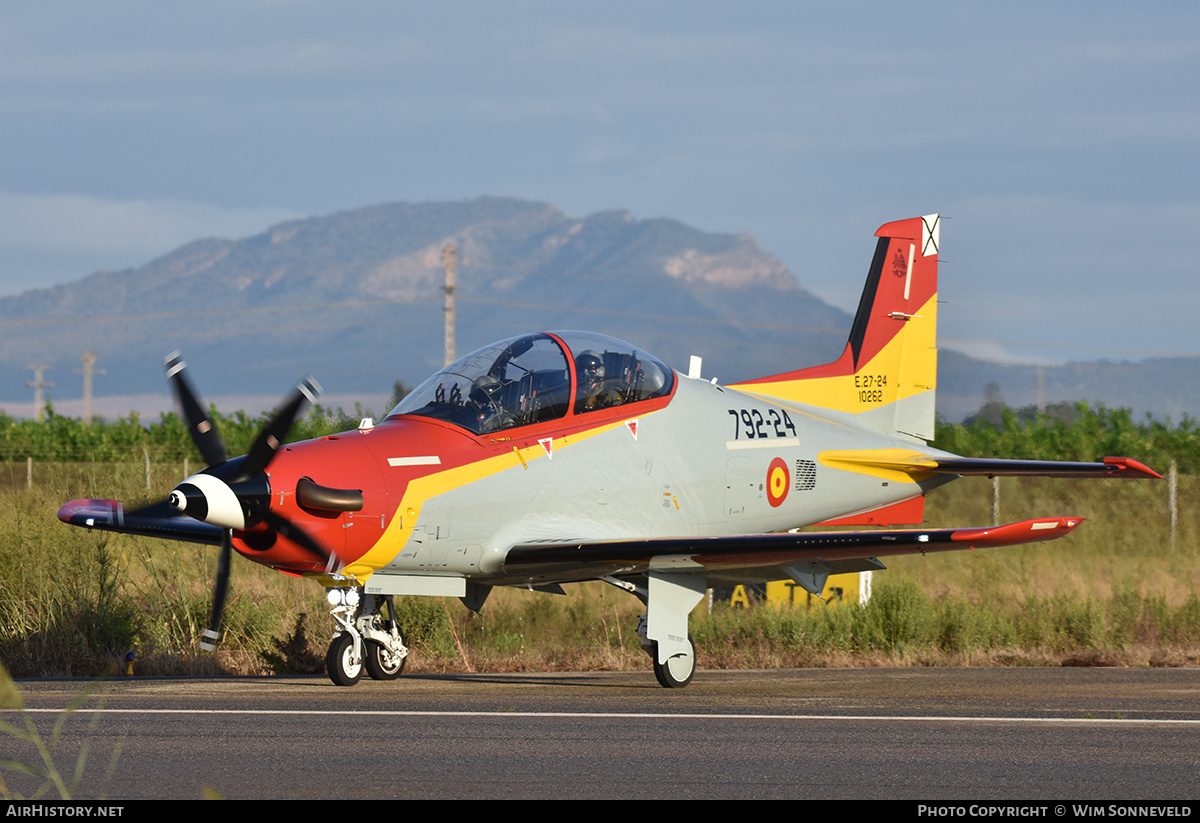 Aircraft Photo of E.27-24 / 10262 | Pilatus PC-21 | Spain - Air Force | AirHistory.net #792900