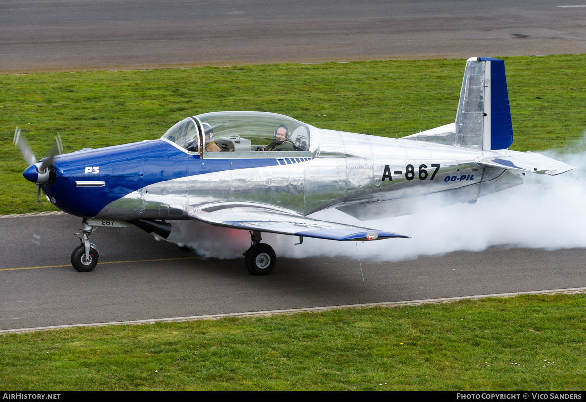 Aircraft Photo of OO-PIL / A-867 | Pilatus P-3-05 | AirHistory.net #792910