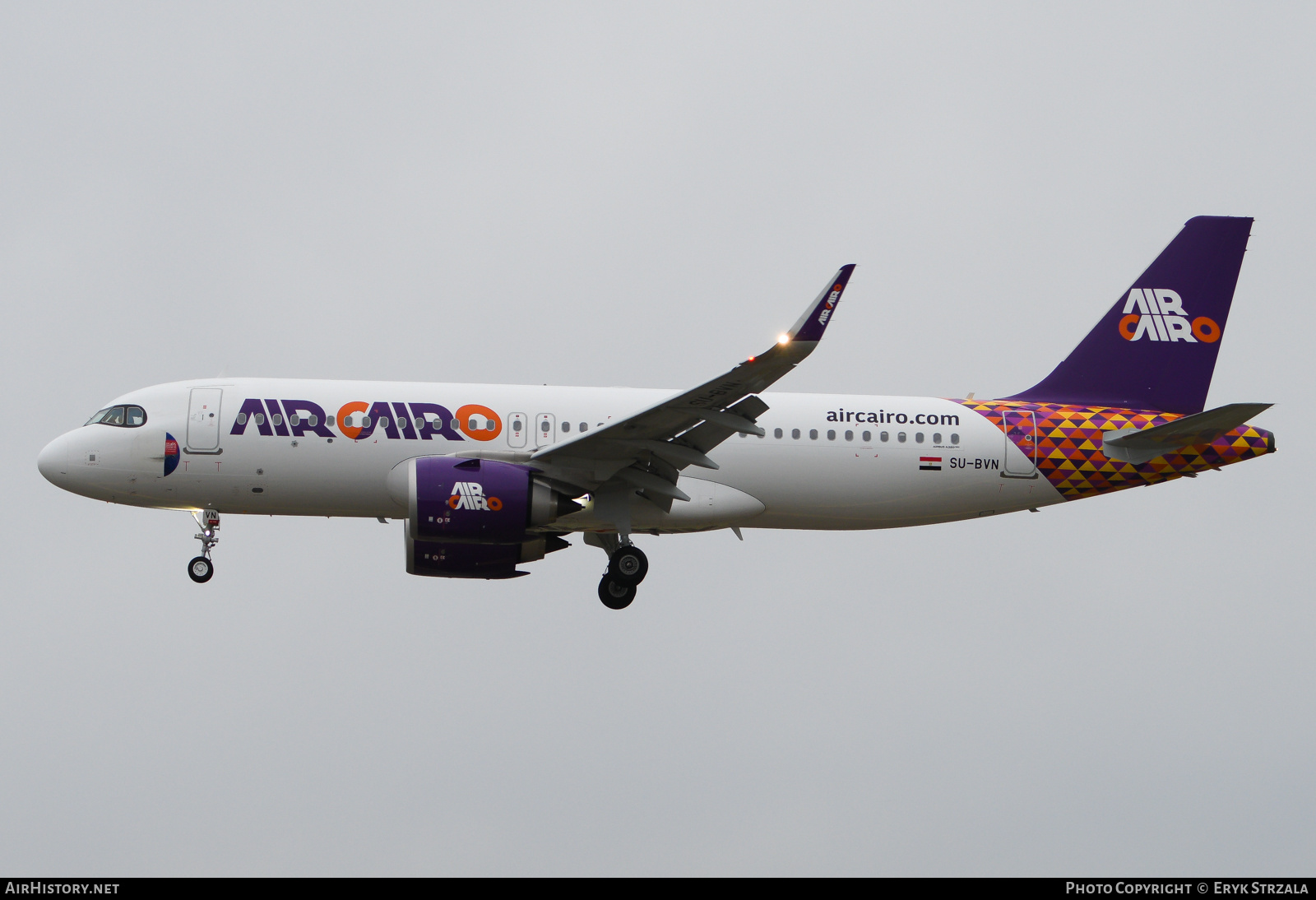 Aircraft Photo of SU-BVN | Airbus A320-251N | Air Cairo | AirHistory.net #792913