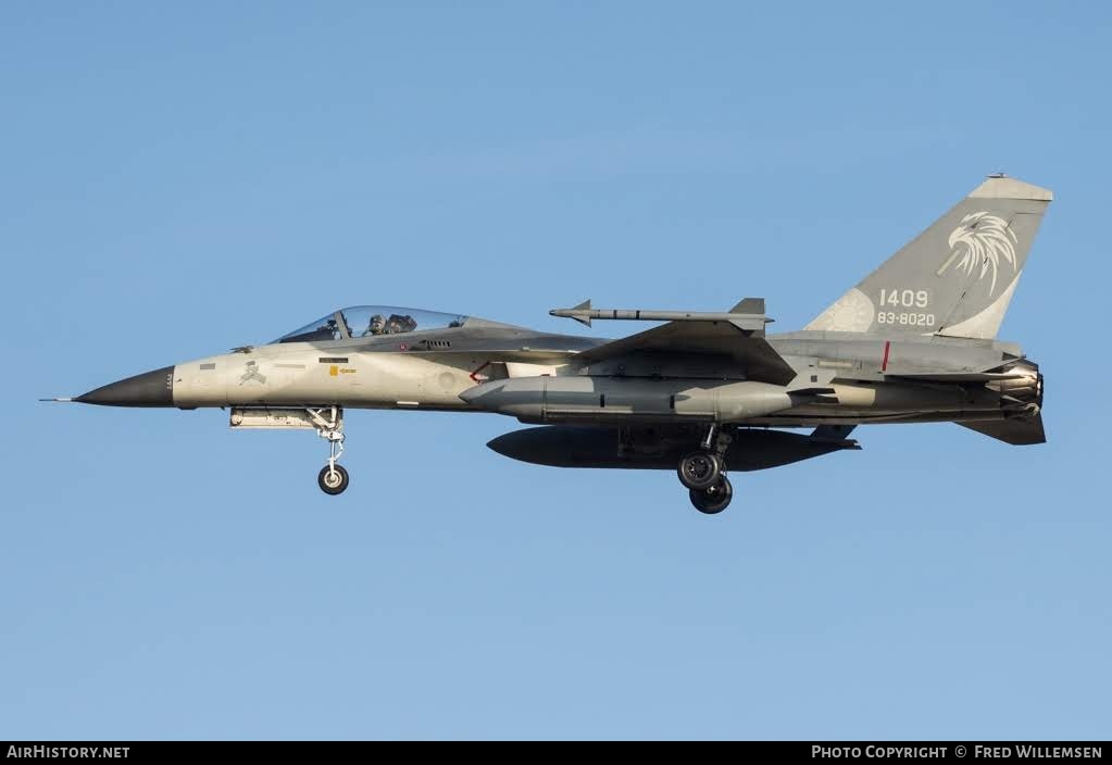 Aircraft Photo of 1409 / 83-8020 | AIDC F-CK-1C Hsung Ying | Taiwan - Air Force | AirHistory.net #792916